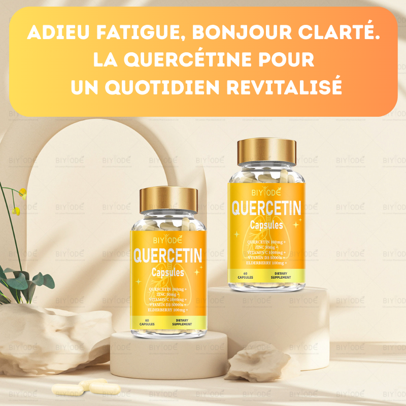 🌿 Quercétine Avancée Biyode : Votre Bouclier Quotidien de Bien-Être