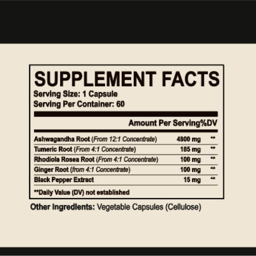 🌿 Gélules d'Ashwagandha Pur - La Racine de l'Équilibre